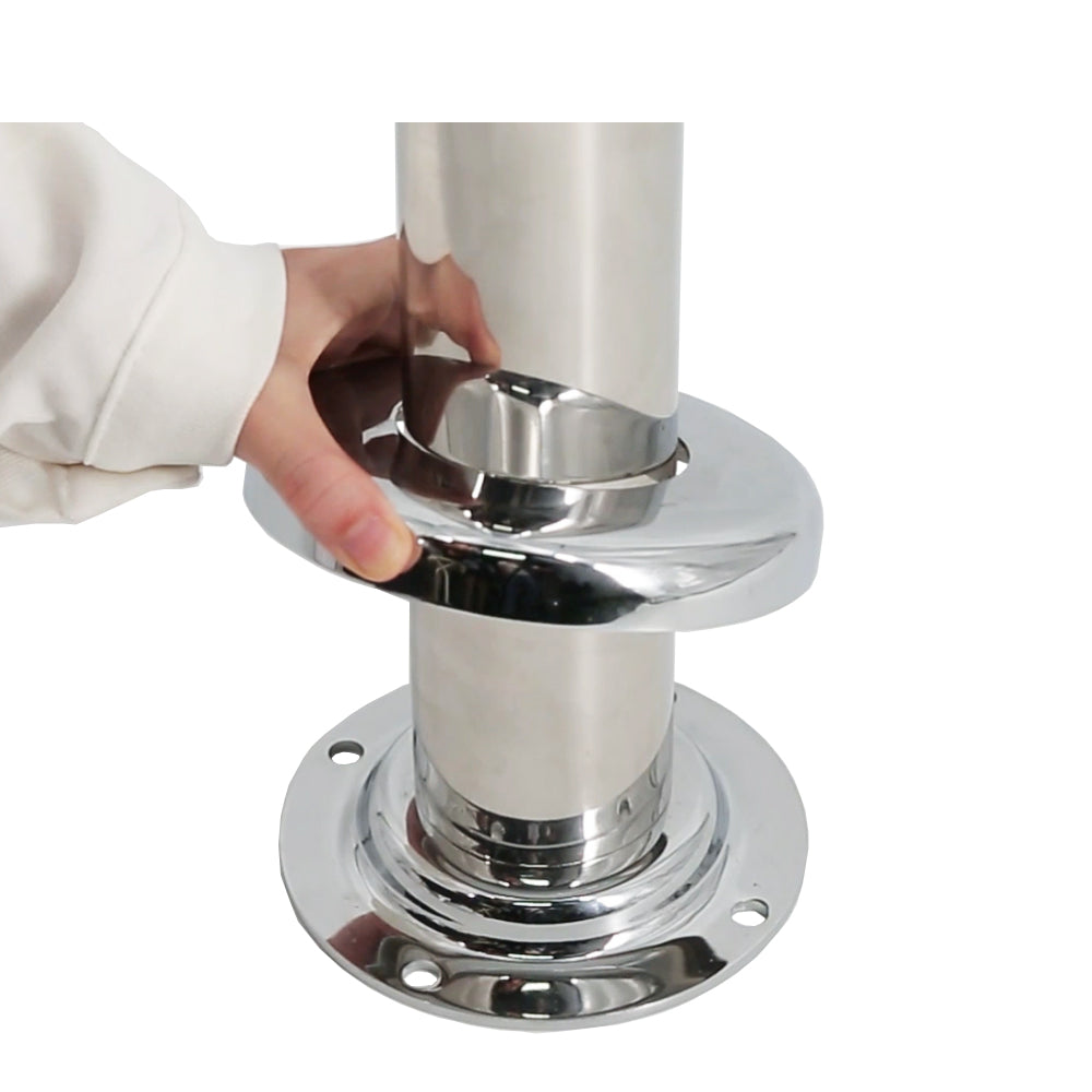 Semi fixed bollards floor fixture