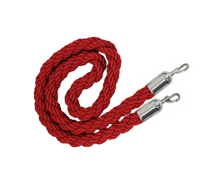 Red rope with snap ends