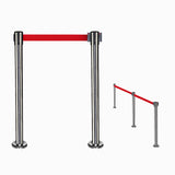 Semi fixed bollards
